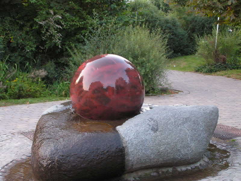 steinkugelbrunnen,steinbrunnen kugel,gartenbrunnen drehende kugel - Brahma  Granitech granit Kugelbrunnen